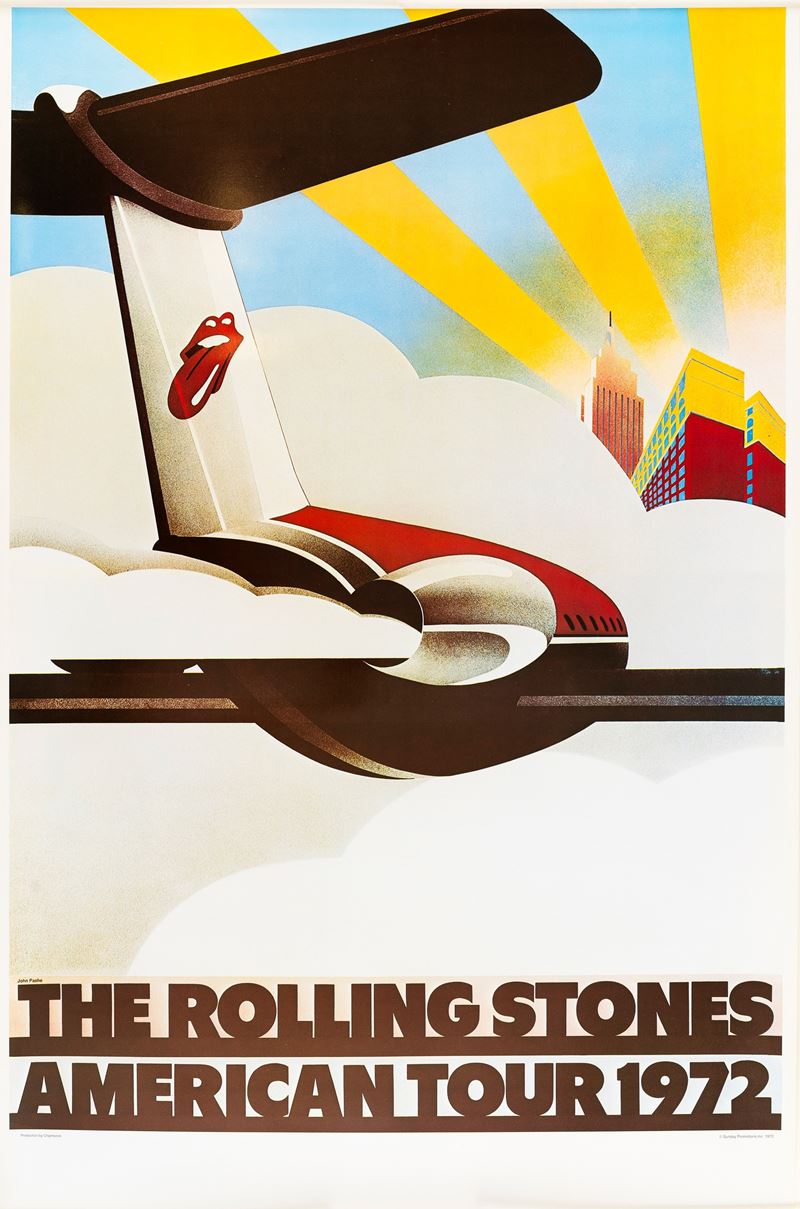 Anonimo : The Rolling Stones American tour 1972  - Auction POP Culture and Vintage Posters - Cambi Casa d'Aste