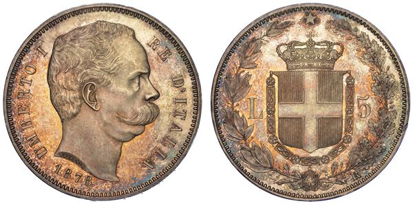 REGNO D’ITALIA. UMBERTO I DI SAVOIA, 1878-1900. 5 Lire 1878.