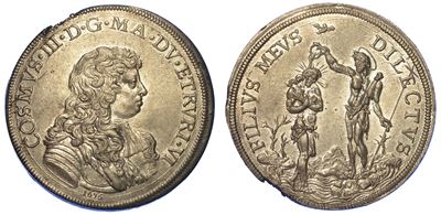 Firenze. Cosimo III De’ Medici, 1670-1723. Piastra 1676.