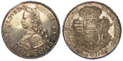 Firenze. Pietro Leopoldo di Lorena, 1765-1790. Francescone 1768.