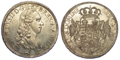 Firenze. Pietro Leopoldo di Lorena, 1765-1790. Francescone 1790.