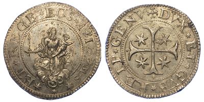 Genova. Dogi Biennali, 1528-1797. Serie della III Fase, 1637-1797. Scudo 1713.