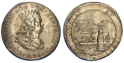 Livorno. Cosimo III De’ Medici, 1670-1723. Tollero 1697.