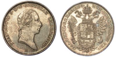 Milano. Francesco i D’asburgo-lorena, 1815-1835. Scudo Nuovo 1824.