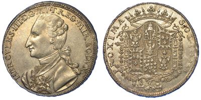 Modena. Ercole III D’este, 1780-1796. da 3 Scudi 1782.