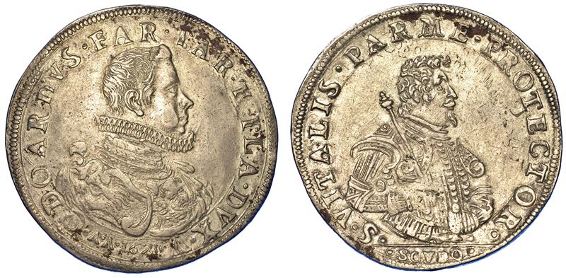 PARMA. ODOARDO FARNESE, 1622-1646. Scudo 1627.  - Auction Numismatics - Cambi Casa d'Aste