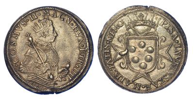 Pisa. Cosimo II De’ Medici, 1608-1620. Tallero 1619.