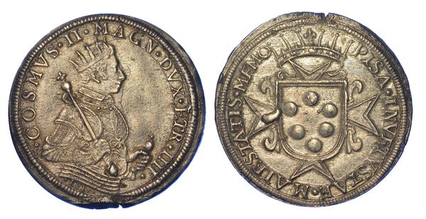 PISA. COSIMO II DE’ MEDICI, 1608-1620. Tallero 1619.