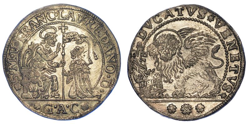VENEZIA. FRANCESCO LOREDAN, 1752-1762. Ducato.  - Auction Numismatics - Cambi Casa d'Aste