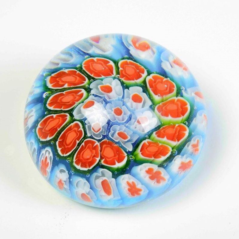 Fermacarte murrina “millefiori”, Italia anni'60  - Asta Antiquariato  - Cambi Casa d'Aste