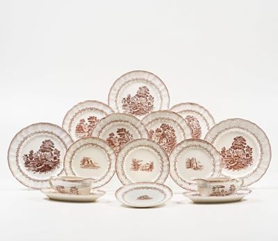 Servizio da Tavola.milano, Società Ceramica Richard, Ultimo Quarto del XIX Secolo.