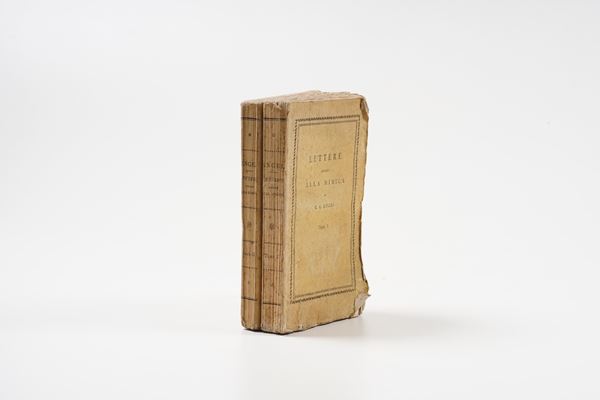 Engel G.G. Lettere intorno alla mimica... aggiunto di capitoli 6 sull'arte rappresentativa di L. Riccoboni. II volumi. Milano, Pirotta, 1818