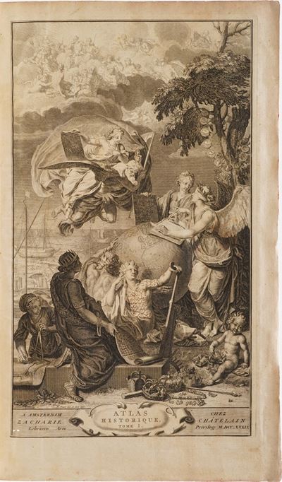 Chatelain Henri-abraham e Nicolas Gueudeville. Atlas Historique, Ou Nouvelle Introduction À L'his...
