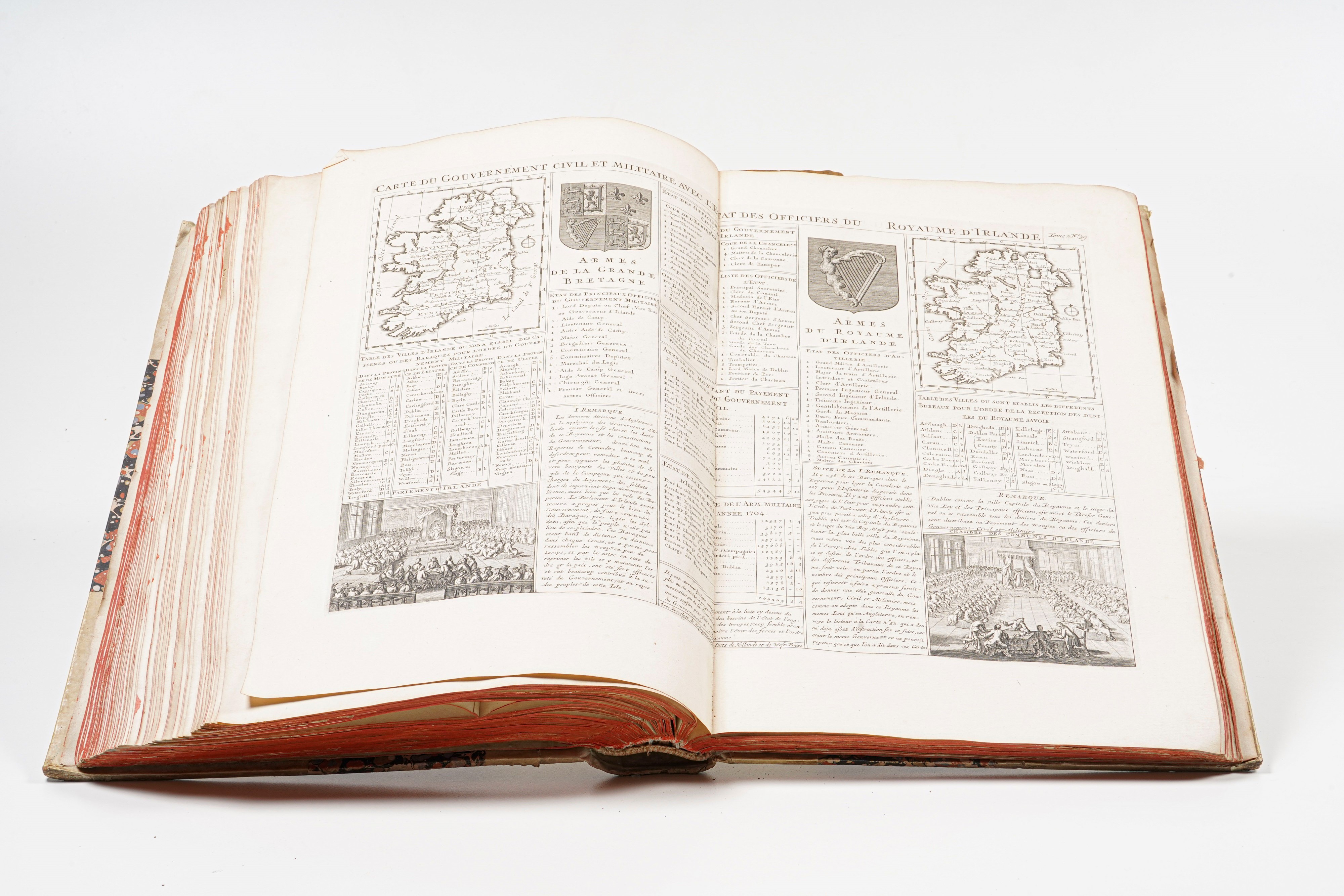 Chatelain Henri-abraham e Nicolas Gueudeville. Atlas Historique, Ou Nouvelle Introduction À L'his...