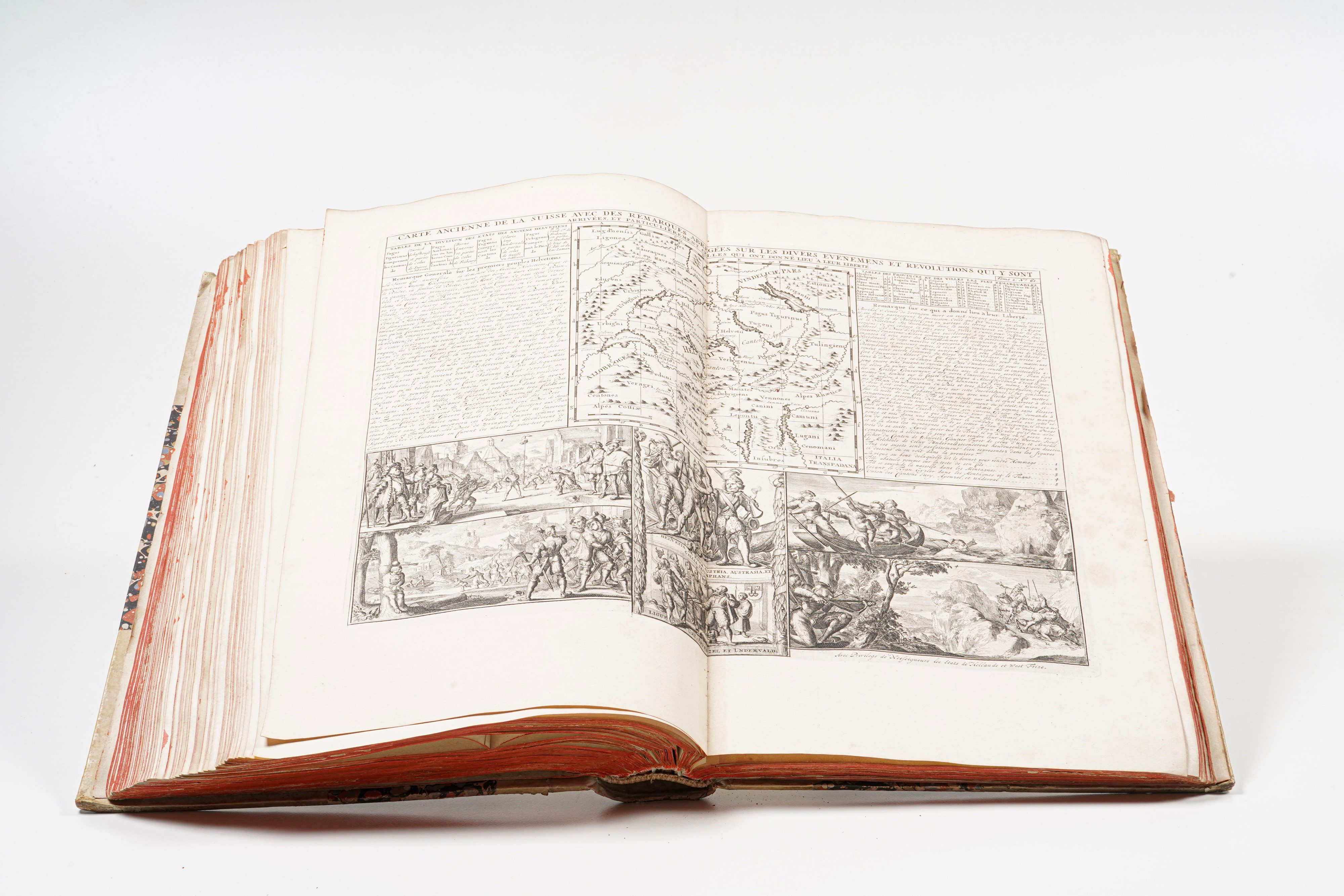 Chatelain Henri-abraham e Nicolas Gueudeville. Atlas Historique, Ou Nouvelle Introduction À L'his...