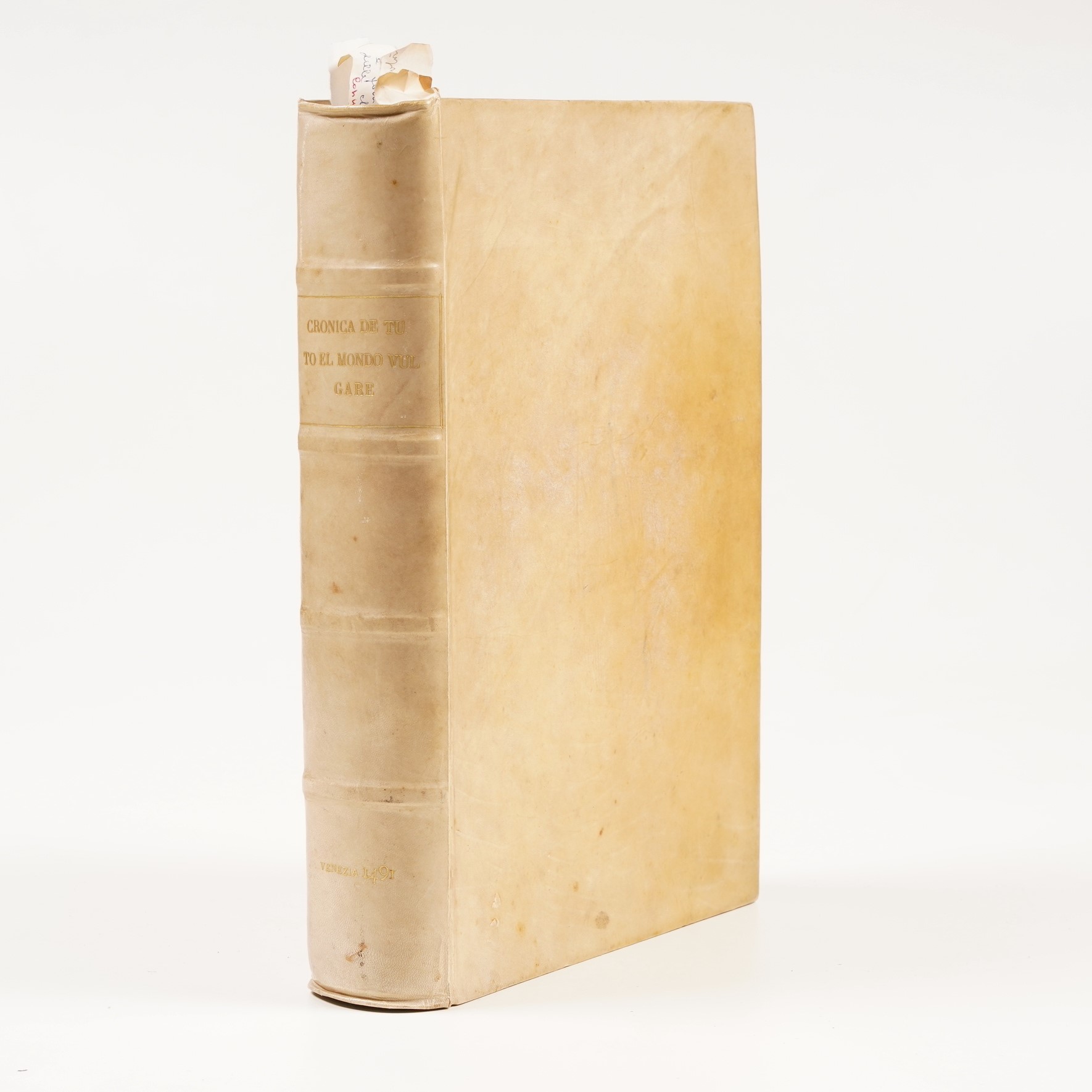 Foresti, Giacomo Filippo (1434-1520) Cronicha De Tuto El Mondo Uulgare. Impresso nella Inclita Ci...