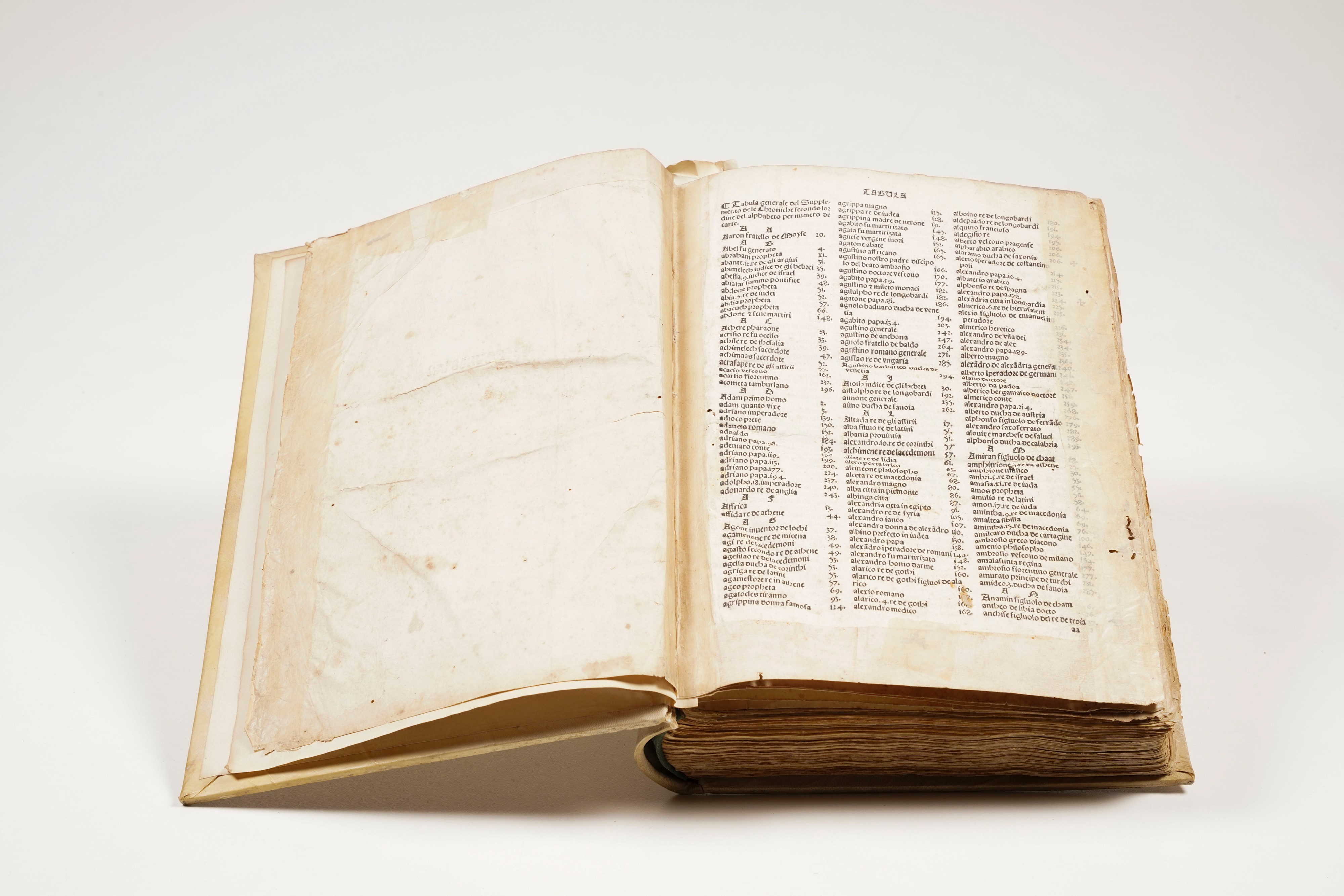 Foresti, Giacomo Filippo (1434-1520) Cronicha De Tuto El Mondo Uulgare. Impresso nella Inclita Ci...