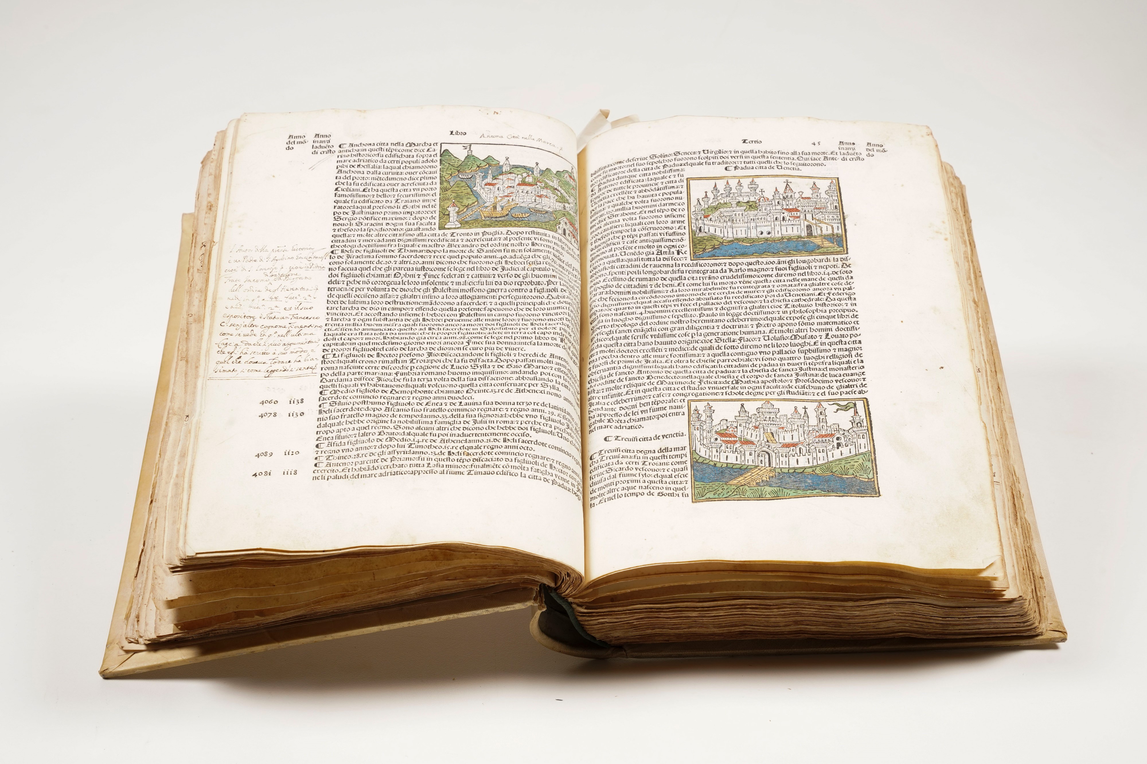 Foresti, Giacomo Filippo (1434-1520) Cronicha De Tuto El Mondo Uulgare. Impresso nella Inclita Ci...