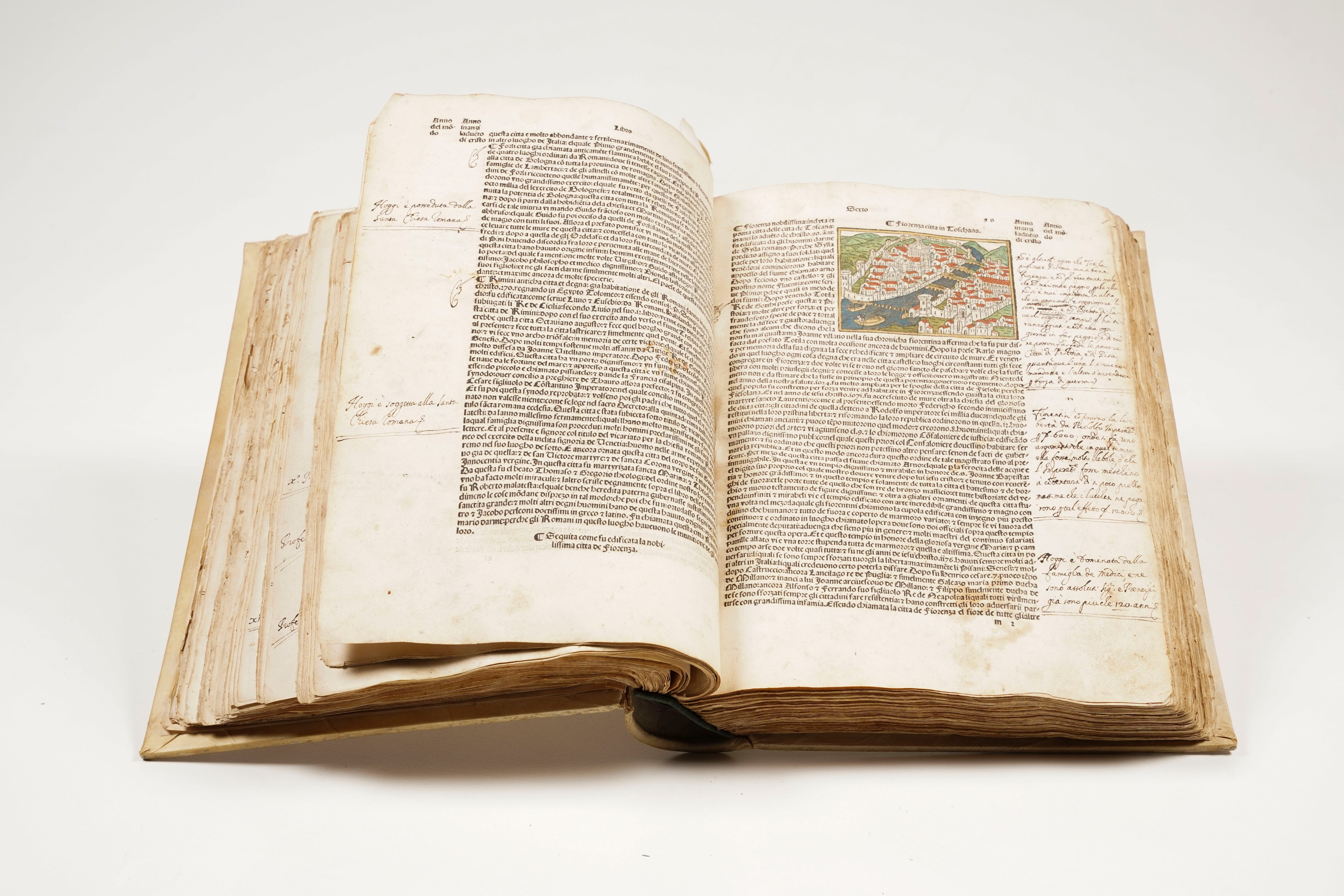 Foresti, Giacomo Filippo (1434-1520) Cronicha De Tuto El Mondo Uulgare. Impresso nella Inclita Ci...