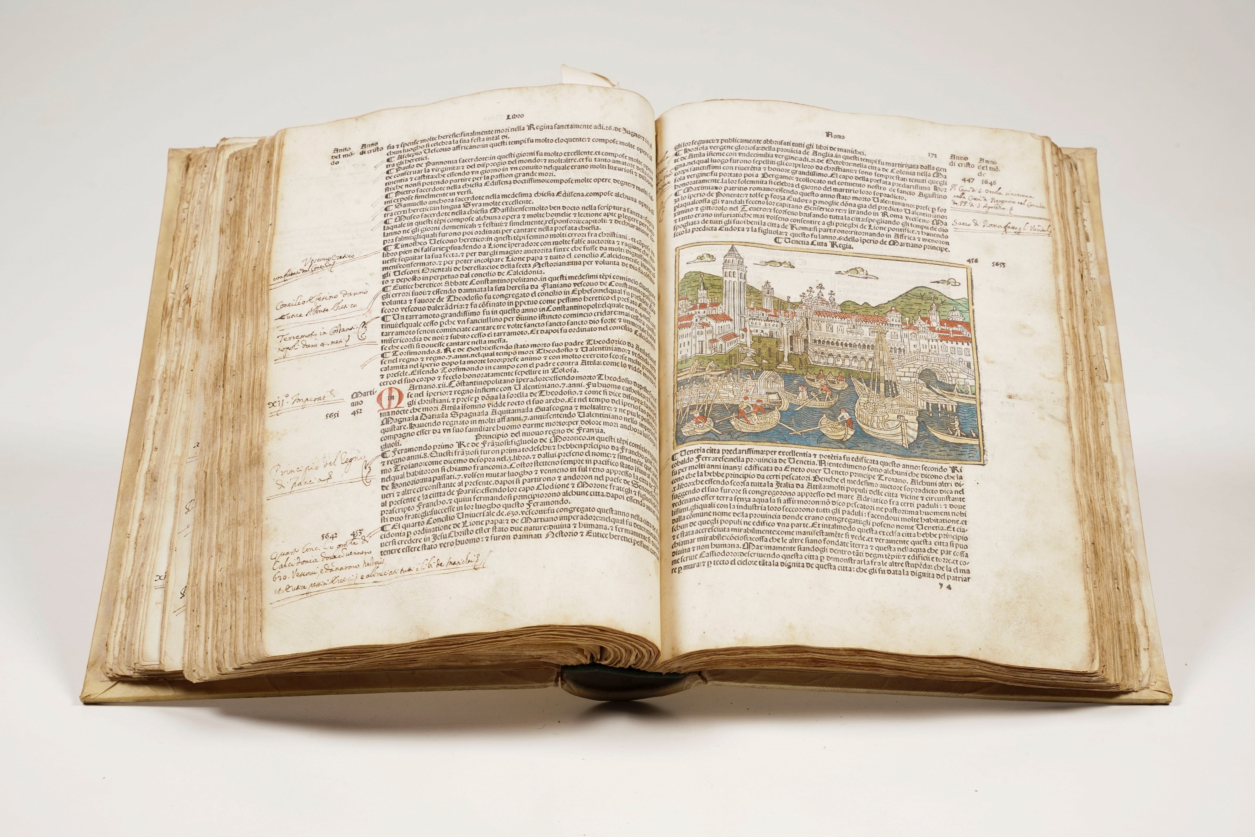 Foresti, Giacomo Filippo (1434-1520) Cronicha De Tuto El Mondo Uulgare. Impresso nella Inclita Ci...