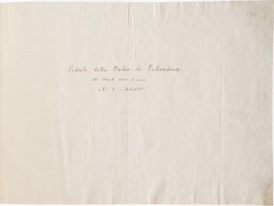 Donati Antonio Vedute della Badia di Vallombrosa. Senza Dati Editoriali, ma 1784 Circa