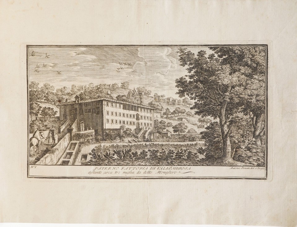 Donati Antonio Vedute della Badia di Vallombrosa. Senza Dati Editoriali, ma 1784 Circa