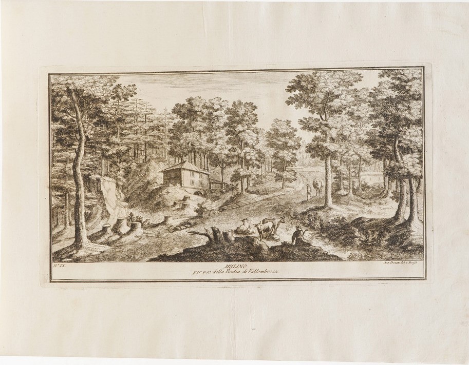 Donati Antonio Vedute della Badia di Vallombrosa. Senza Dati Editoriali, ma 1784 Circa
