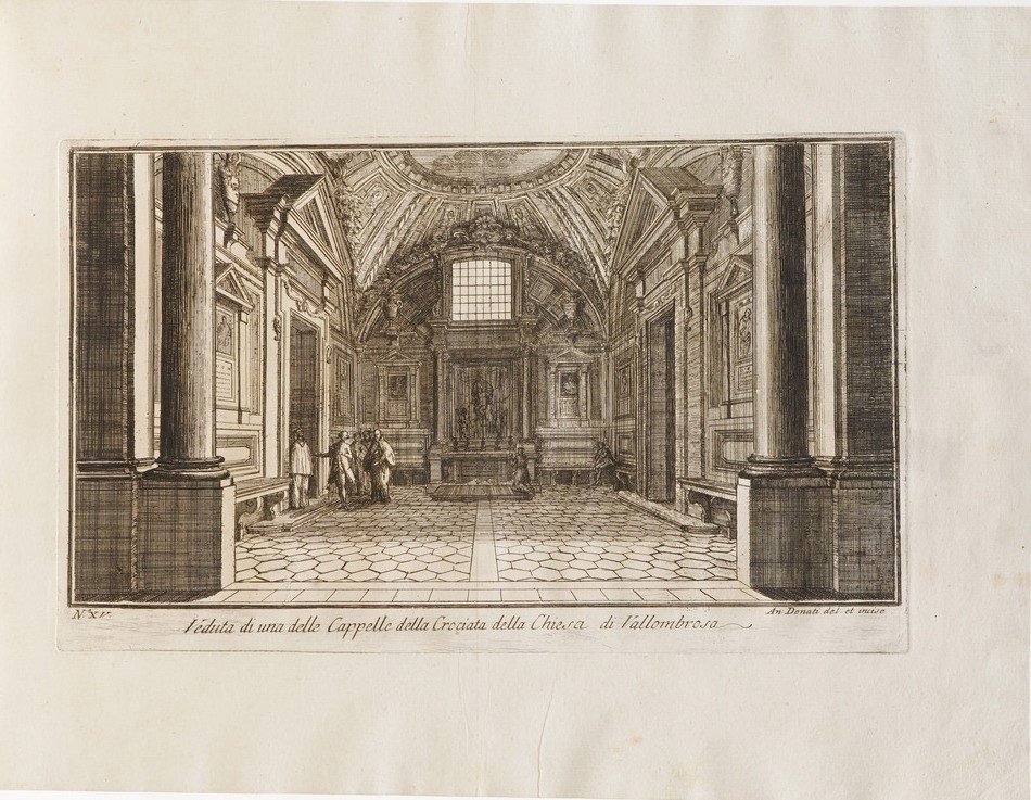 Donati Antonio Vedute della Badia di Vallombrosa. Senza Dati Editoriali, ma 1784 Circa