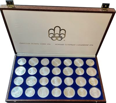 Canada - Olimpiadi Montreal 1976. Lotto di 28 Monete.