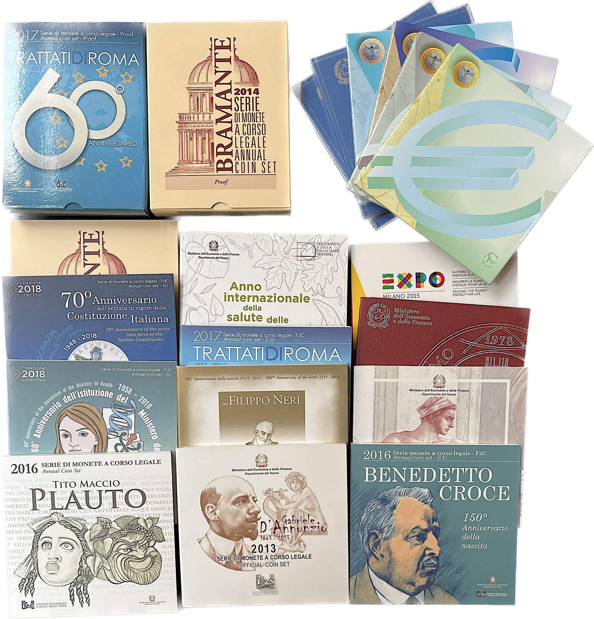 Repubblica Italiana. Lotto di Circa 120 Astucci.