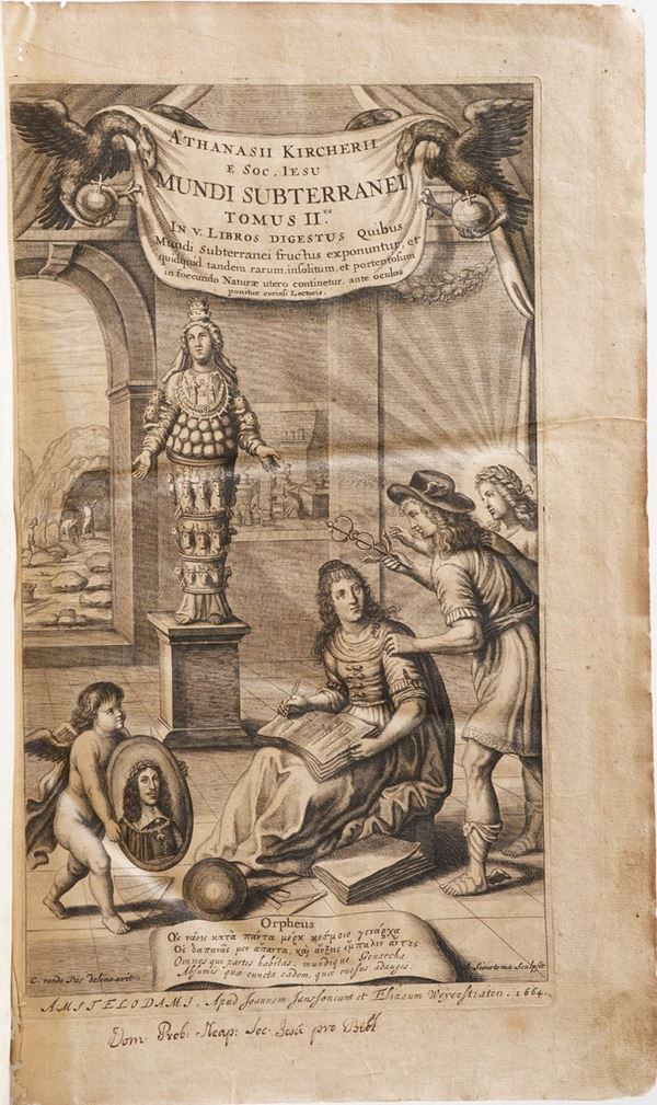Athanasii Kircherii Mundi Subterranei Tomus II... Amstelodami Apud Joannem Janssonum, 1664