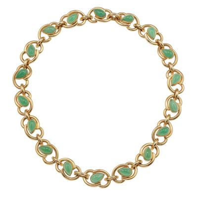 Girocollo con Agata Verde