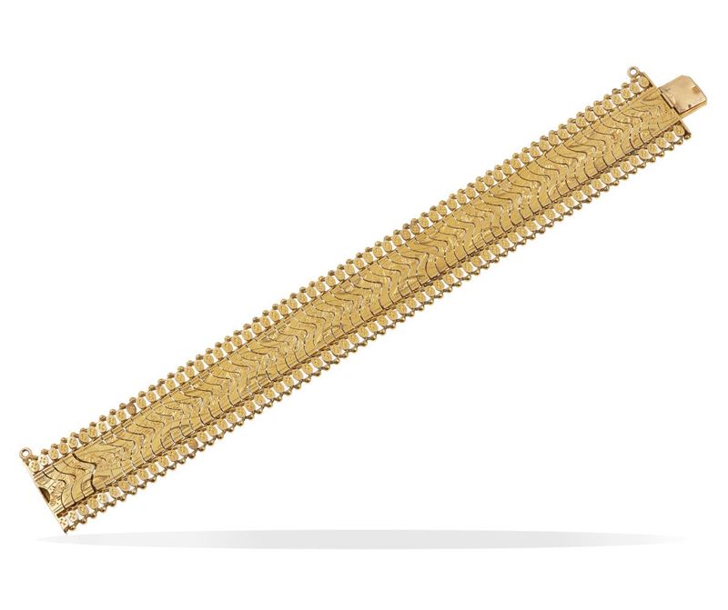 Gold bracelet  - Auction Vintage Jewellery - Cambi Casa d'Aste