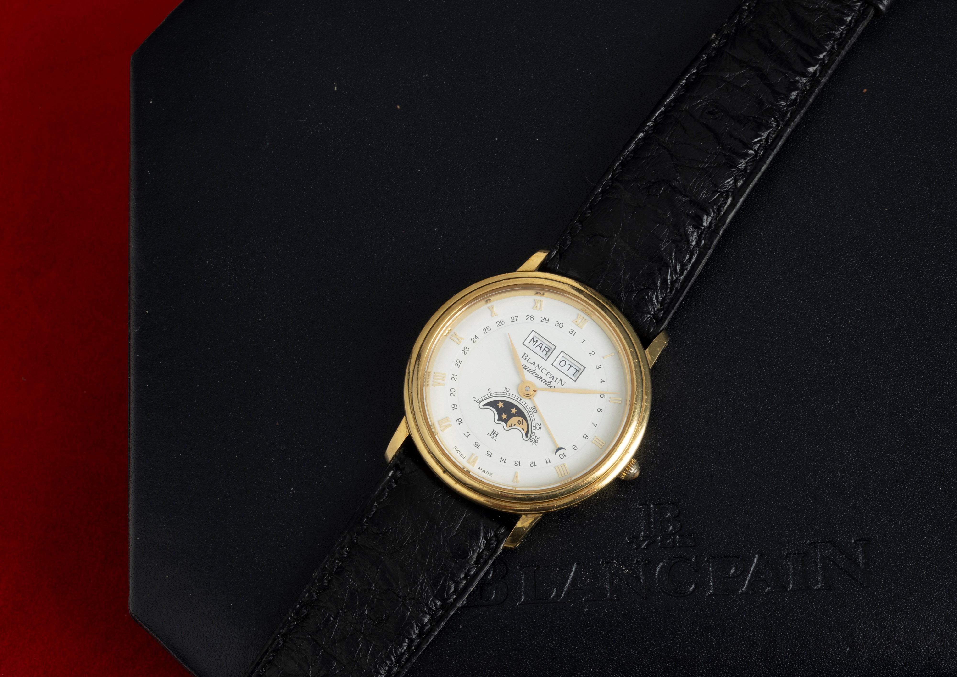 Blancpain - Classico ed Elegante Villeret Triplo Calendario a Carica Automatica, Fasi Lunari Comp...