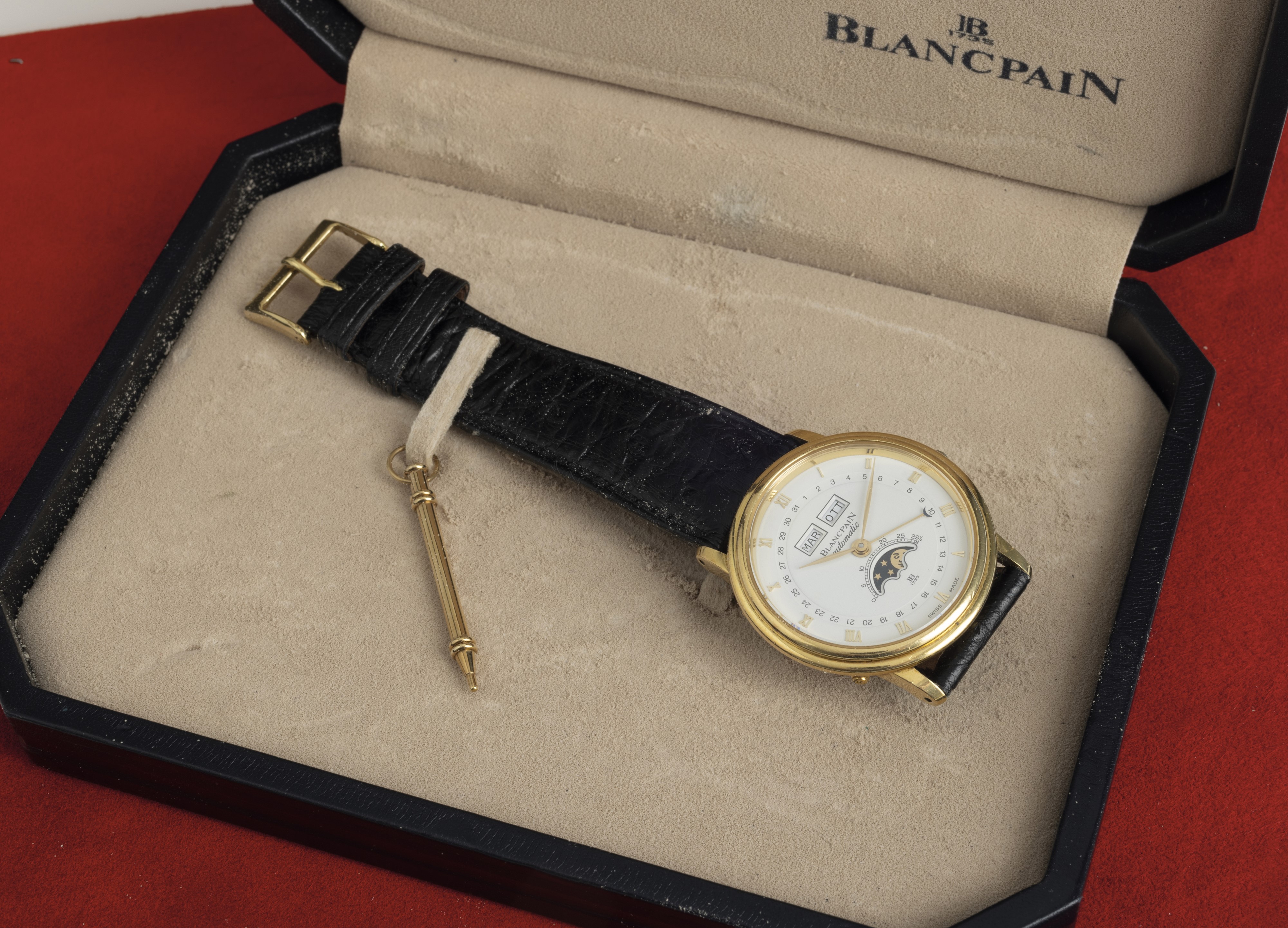 Blancpain - Classico ed Elegante Villeret Triplo Calendario a Carica Automatica, Fasi Lunari Comp...