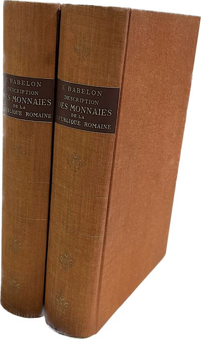 Babelon E. Description Historique Et Chronologique Des Monnaies De la Rópublique Romaine.