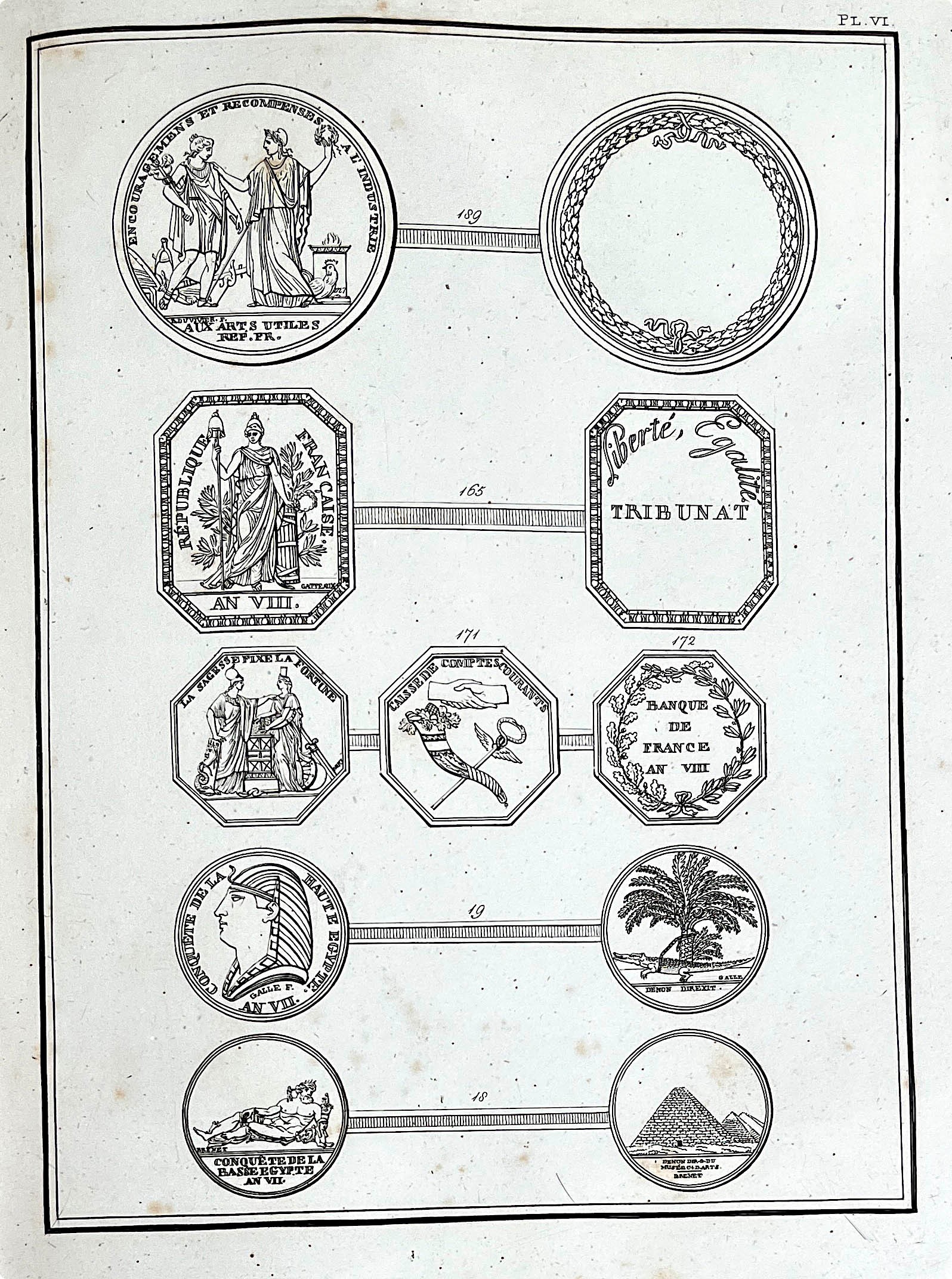 Millin de Grandmaison & Aubin Louis, Histoire métallique de Napoléon (supplementi, medaglie e mon...