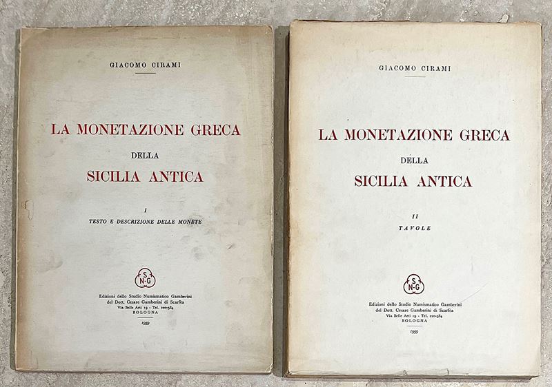 CIRAMI G. LA MONETAZIONE GRECA DELLA SICILIA ANTICA.  - Auction Numismatics - Cambi Casa d'Aste