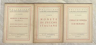 Lotto di Tre Cataloghi. Santamaria P. & P. Collezione A. Signorelli.