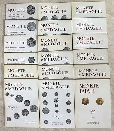 Lotto di 18 Cataloghi. Kunst Und Munzen.