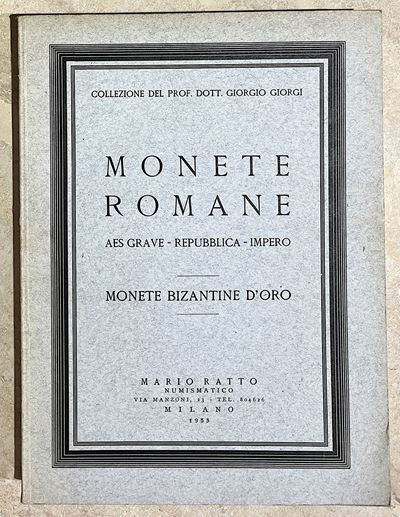 RATTO, Monete e medaglie di Malta dell’Ordine di San Giovanni di Gerusalemme; Collezione del Prof...