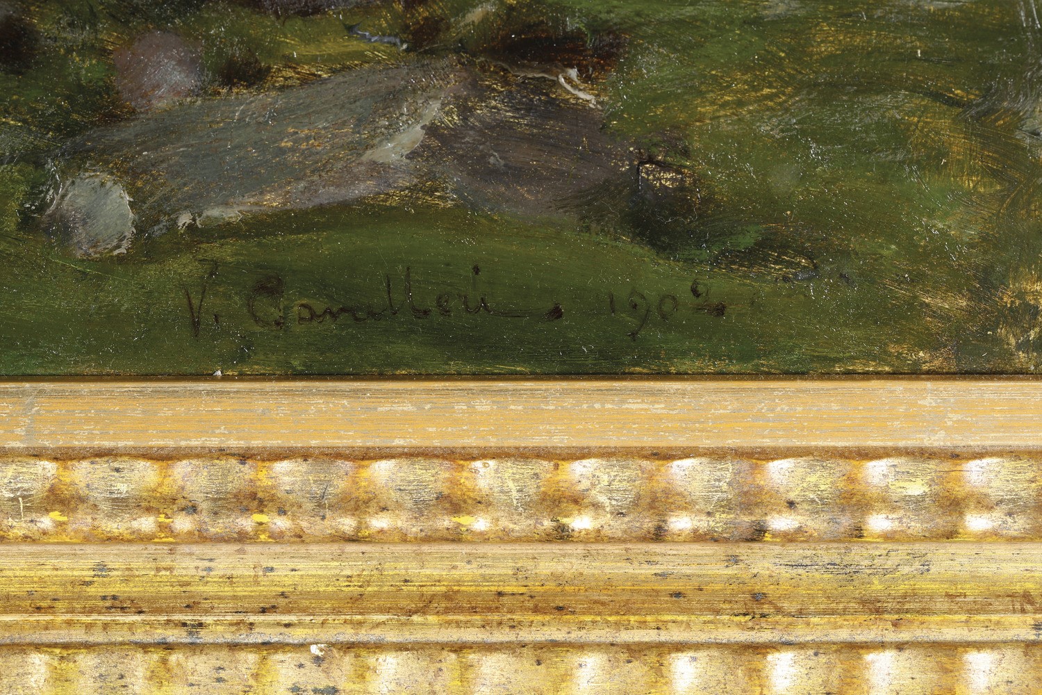 Vittorio Cavalleri - Paesaggio Montano, 1902