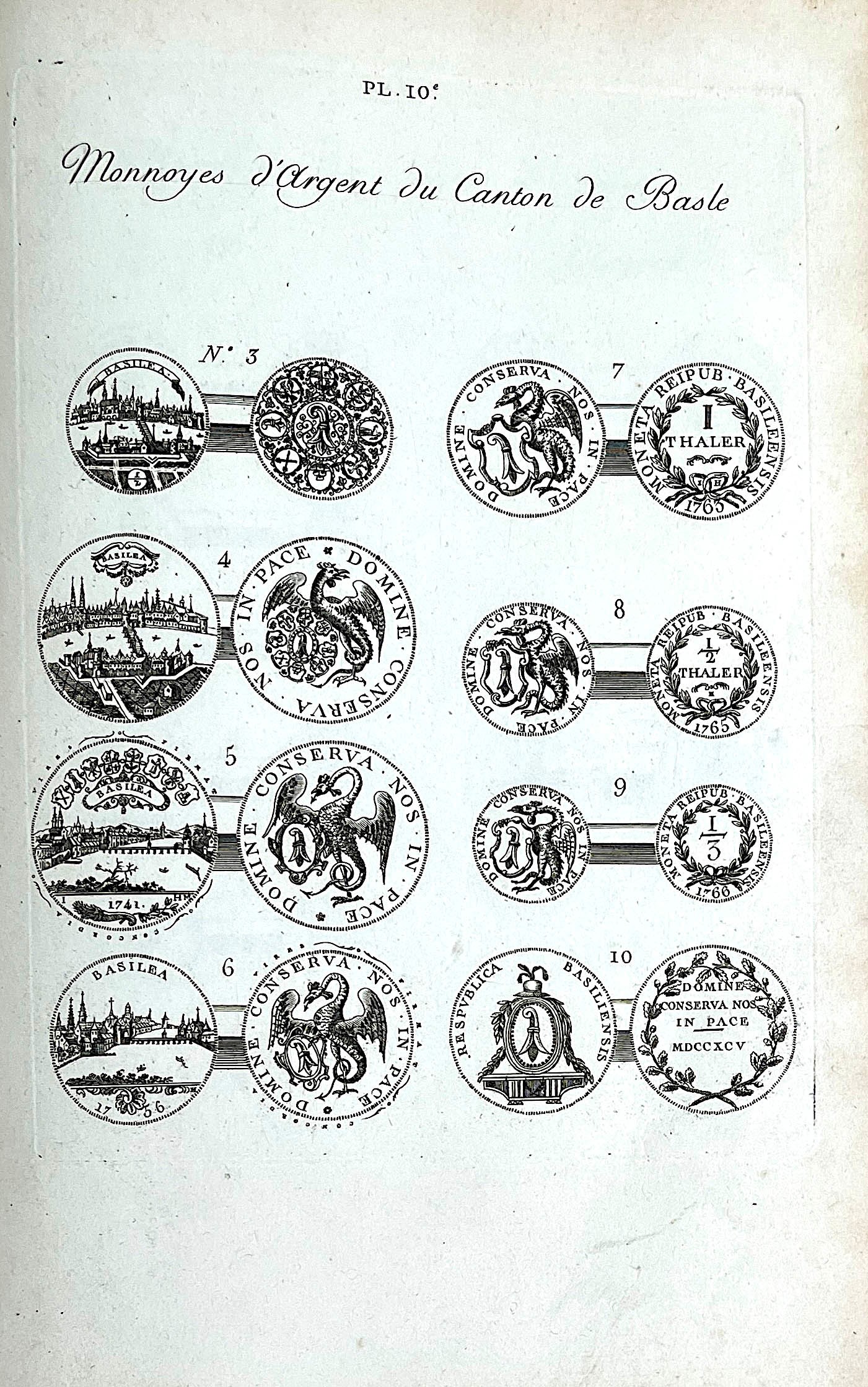 Bonneville P. F. Raité Des Monnaies D'or Et D'argent, Qui Circulent Chez Les Differens Peuples; E...