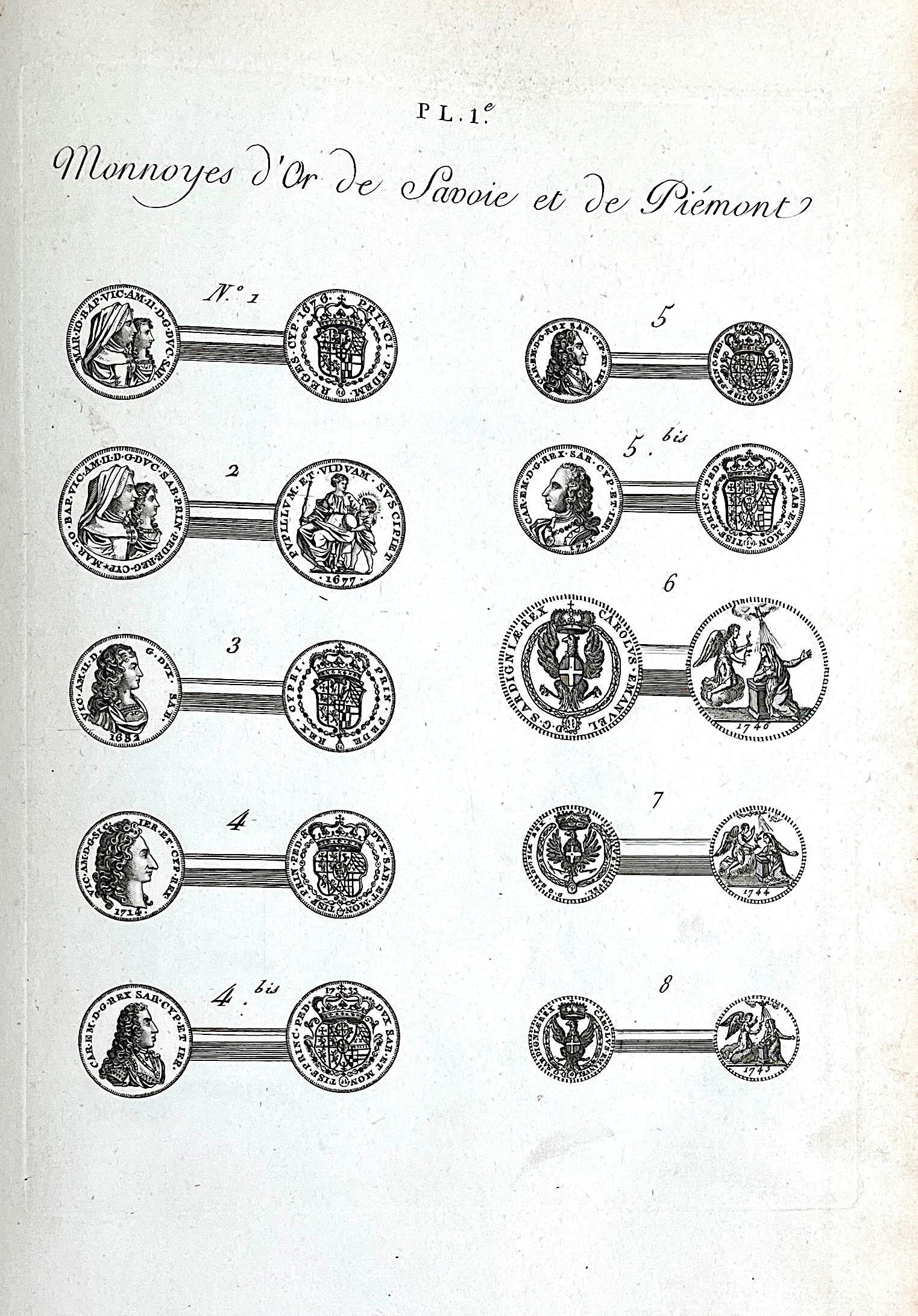 Bonneville P. F. Raité Des Monnaies D'or Et D'argent, Qui Circulent Chez Les Differens Peuples; E...