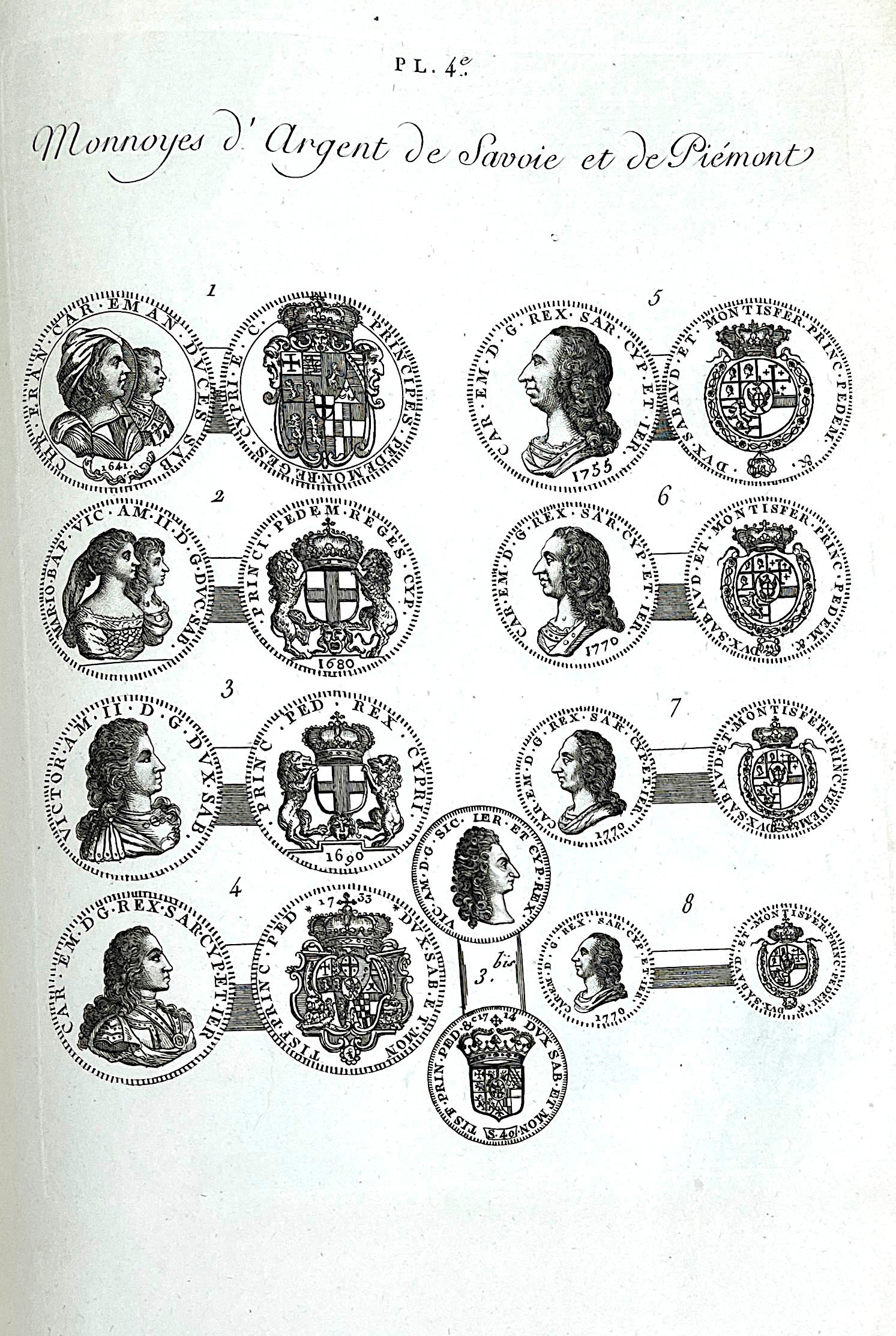 Bonneville P. F. Raité Des Monnaies D'or Et D'argent, Qui Circulent Chez Les Differens Peuples; E...