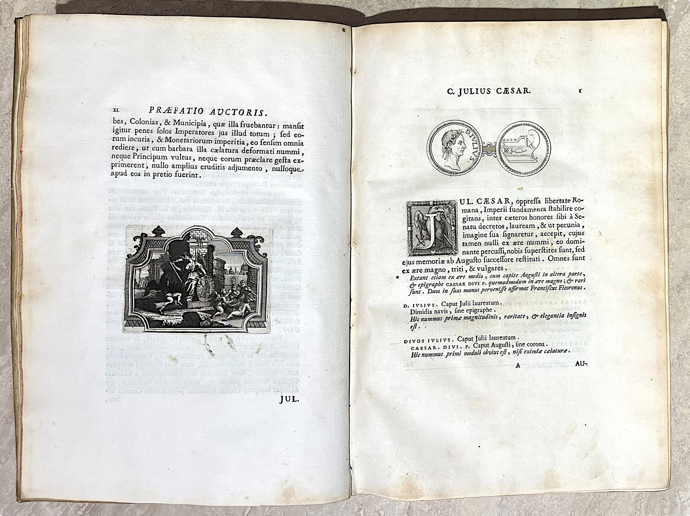 Vaillant J. Numismata Imperatorum Romanorum. Tre Volumi.