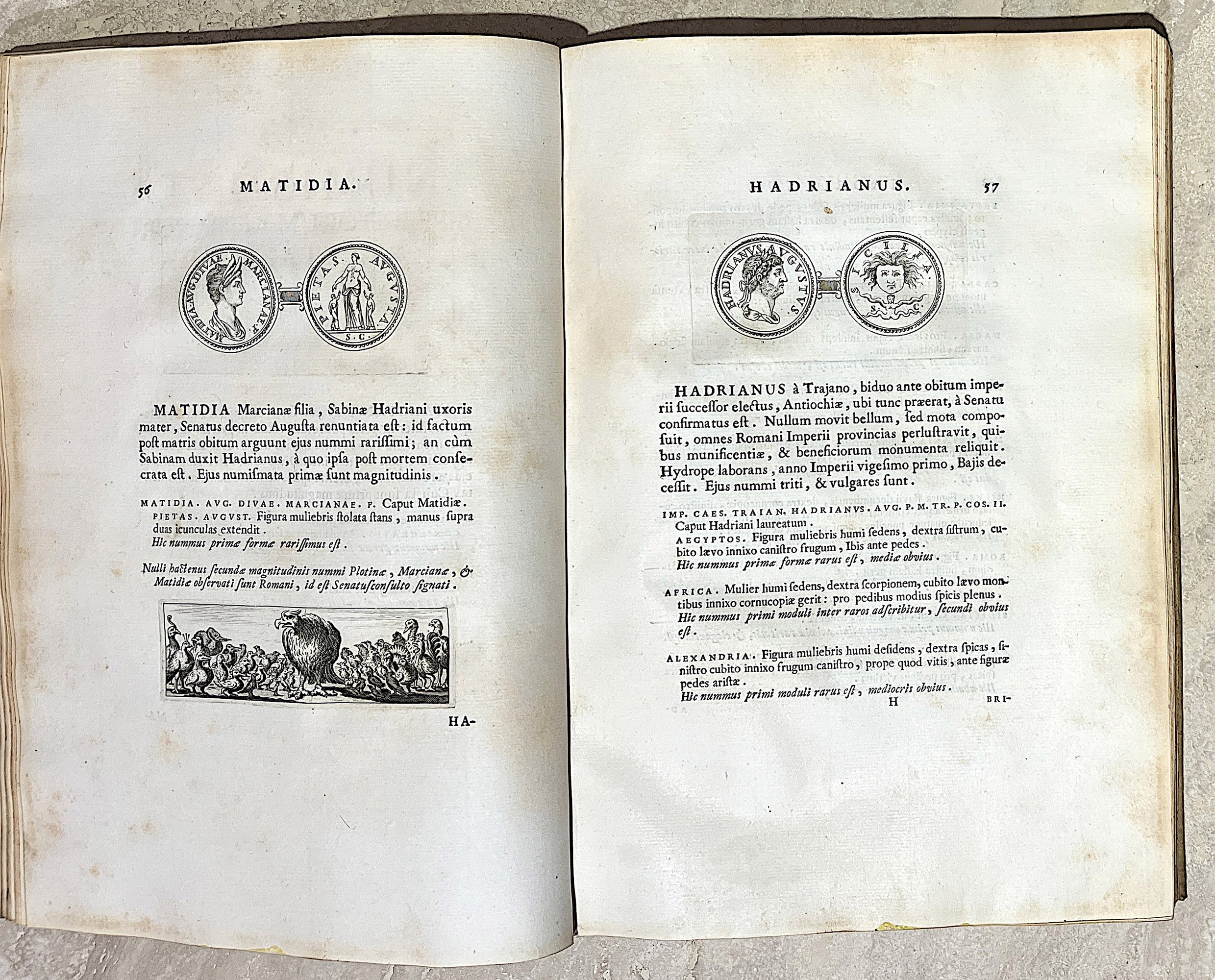 Vaillant J. Numismata Imperatorum Romanorum. Tre Volumi.