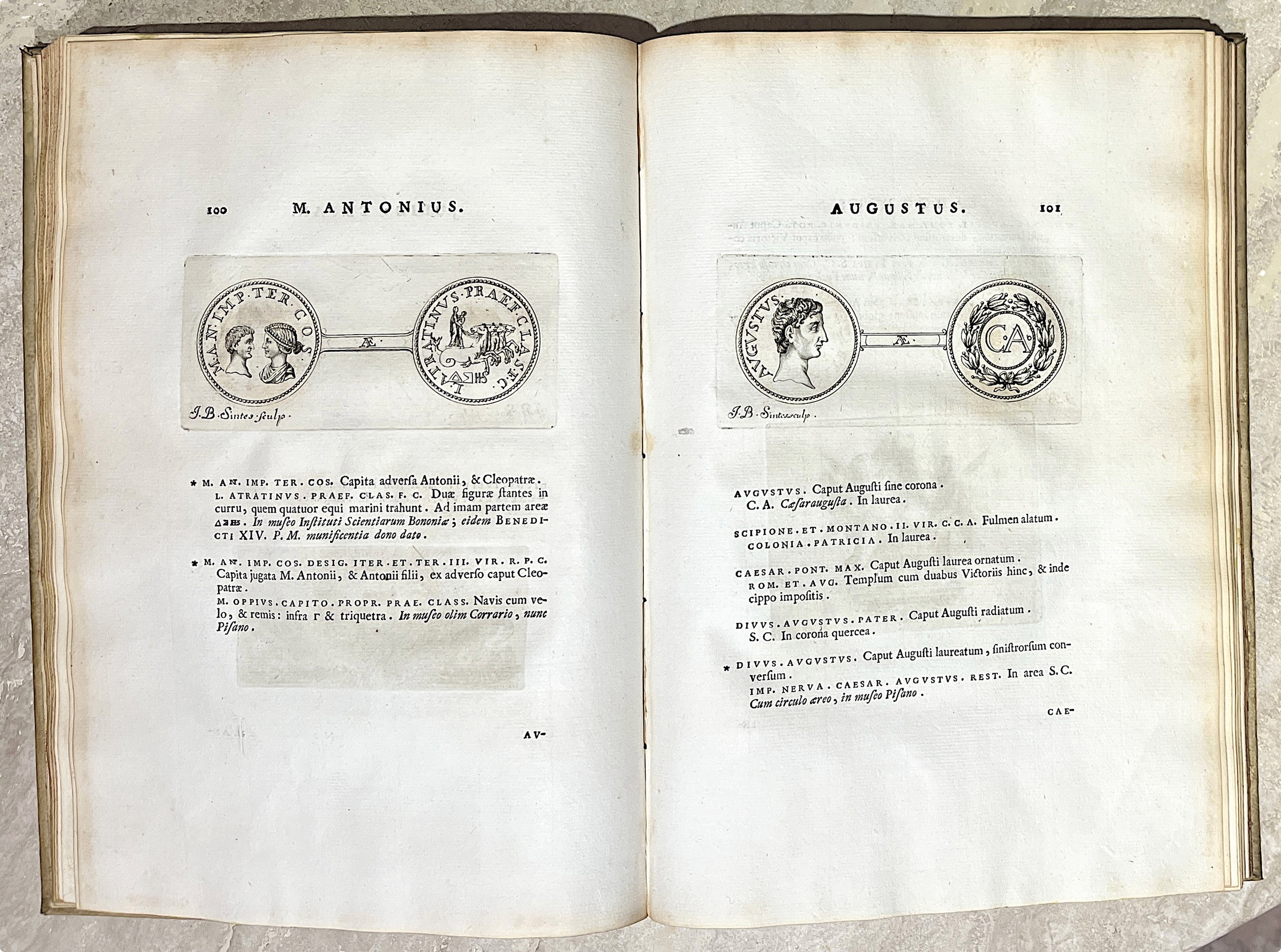 Vaillant J. Numismata Imperatorum Romanorum. Tre Volumi.