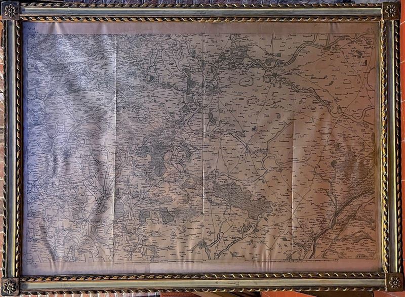 Carta geografica su seta. Francia XIX secolo  - Auction Antique - Cambi Casa d'Aste