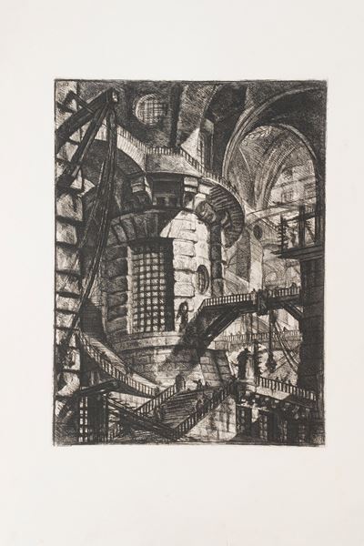 Piranesi Giovan Battista (1720-1778) Carceri D'invenzione. Tavola Numero III. Roma, Regia Calcogr...